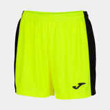 Joma Maxi Ladies Shorts (YellowFluor/Black)