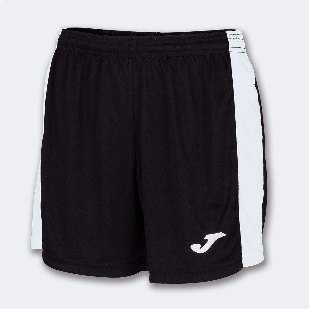 Joma Maxi Ladies Shorts (Black/White)