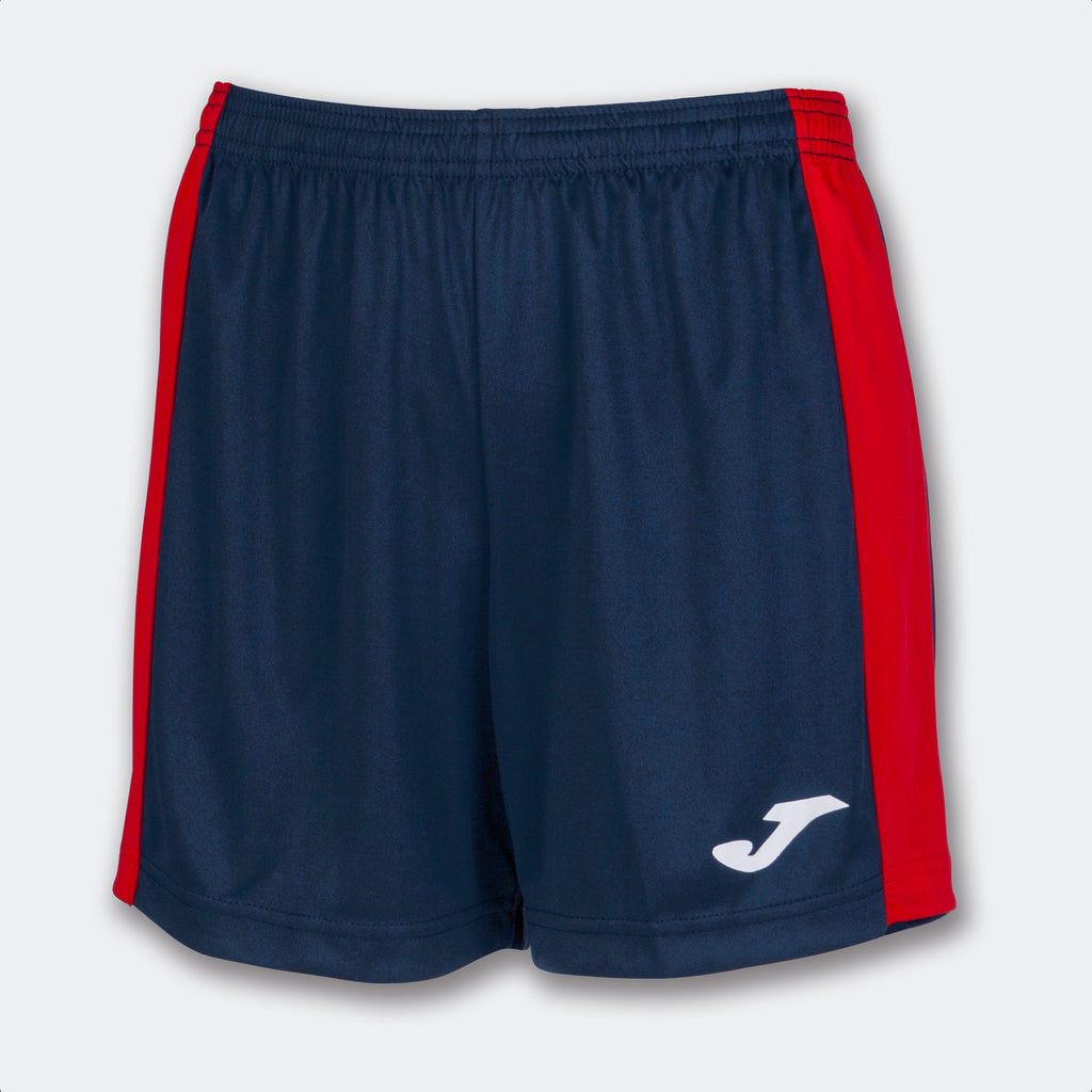 Joma Maxi Ladies Shorts (Dark Navy/Red)