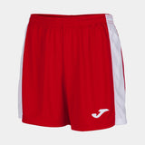 Joma Maxi Ladies Shorts (Red/White)