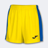Joma Maxi Ladies Shorts (Yellow/Royal)