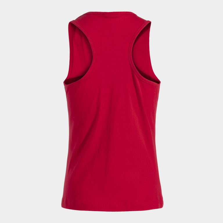 Joma Oasis Ladies Sleevelss T-Shirt (Red)