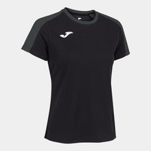 Load image into Gallery viewer, Joma Eco Championship SS Ladies Tee (Black/Anthracite)