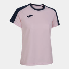 Load image into Gallery viewer, Joma Eco Championship SS Ladies Tee (Pink Light/Dark Navy)