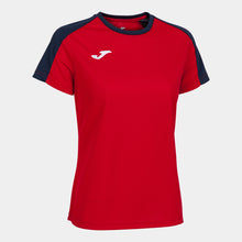 Load image into Gallery viewer, Joma Eco Championship SS Ladies Tee (Red/Dark Navy)