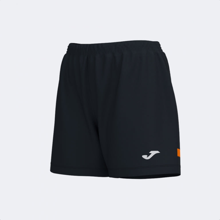 Joma Tokio Ladies Shorts (Black/Orange)