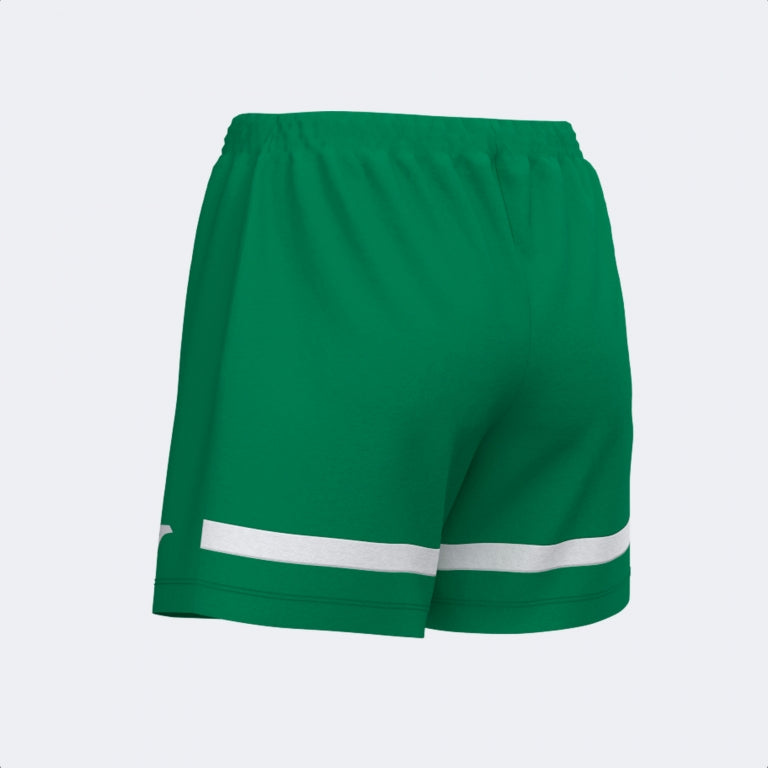 Joma Tokio Ladies Shorts (Green Medium/White)