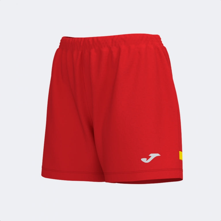 Joma Tokio Ladies Shorts (Red/Yellow)