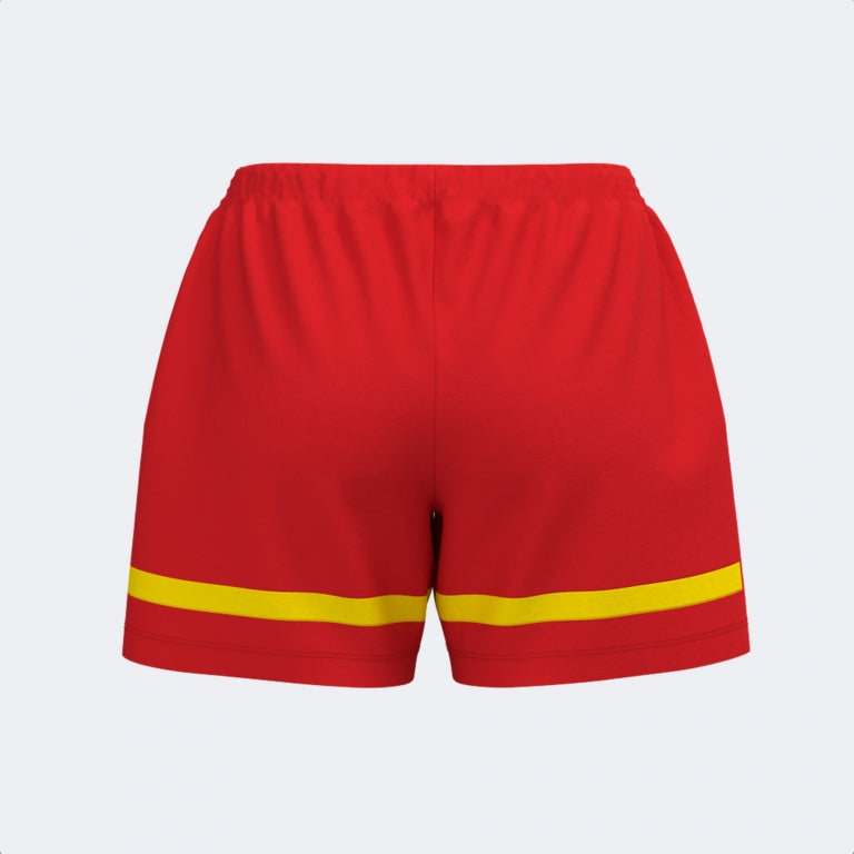 Joma Tokio Ladies Shorts (Red/Yellow)