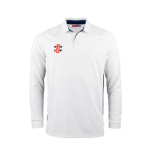 Load image into Gallery viewer, Gray Nicolls Pro Performance V2 LS Shirt (Ivory/Navy)