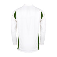 Load image into Gallery viewer, Gray Nicolls Pro Performance V2 LS Shirt (Ivory/Green)