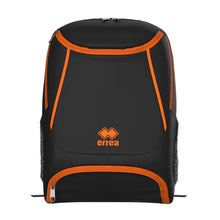 Load image into Gallery viewer, Errea Thor Backpack (Black/Orange Fluor)