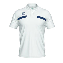 Load image into Gallery viewer, Errea Melvin Polo Shirt (White/Navy)