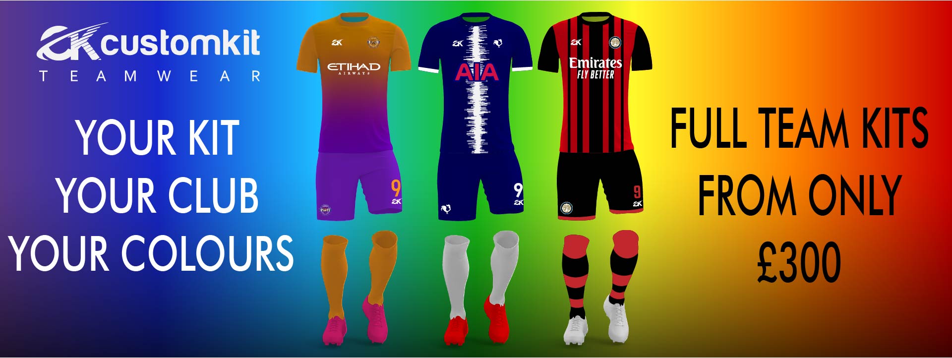 Discount Custom Football Kits | Football Kits & Teamwear – Customkit.com