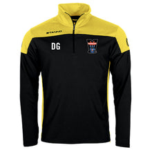 Load image into Gallery viewer, Manchester Roller Hockey Stanno Pride Training 1/4 Zip Top (Black/Yellow)