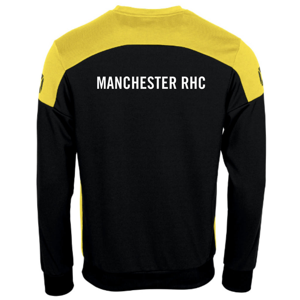 Manchester Roller Hockey Stanno Pride Top Round Neck (Black/Yellow)
