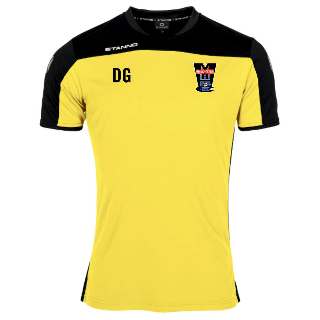 Manchester Roller Hockey Stanno Pride Training T-Shirt (Yellow/Black)