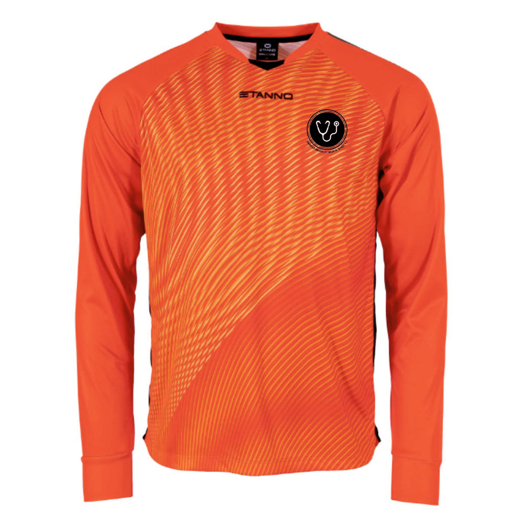 Swansea University Medical School FC Stanno Vortex Goalkeeper Shirt (Orange/Black)
