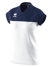 Load image into Gallery viewer, Errea Bessy Short Sleeve Shirt (White/Navy)