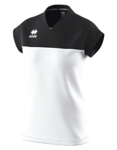 Load image into Gallery viewer, Errea Bessy Short Sleeve Shirt (White/Black)