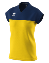 Load image into Gallery viewer, Errea Bessy Short Sleeve Shirt (Yellow/Navy)