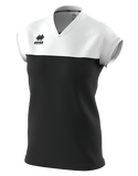 Errea Bessy Short Sleeve Shirt (Black/White)
