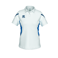 Load image into Gallery viewer, Errea Carmen Polo Shirt (White/Blue/Navy)