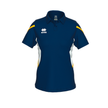 Load image into Gallery viewer, Errea Carmen Polo Shirt (Navy//White/Yellow)