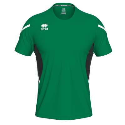 Errea Curtis Short Sleeve Shirt (Green/Black)