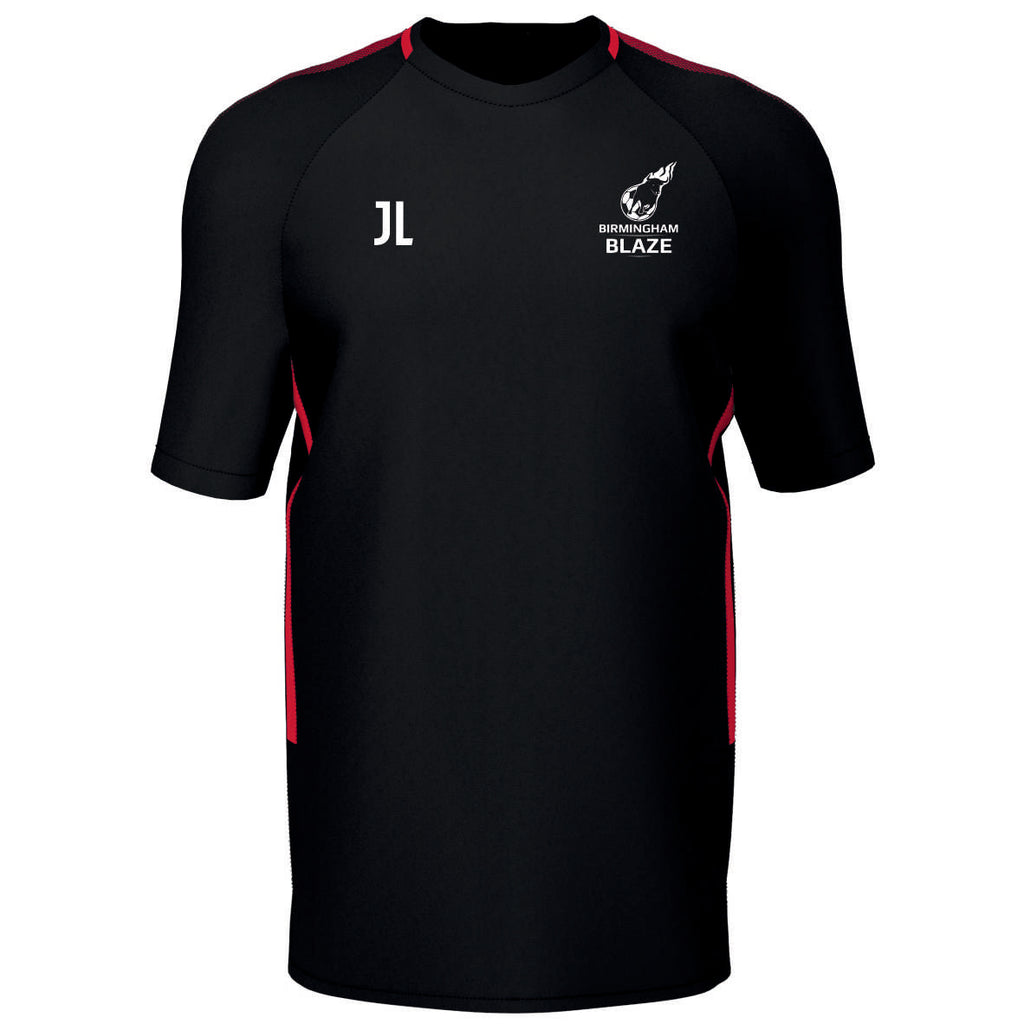 Birmingham Blaze FC Edge Pro Training Shirt (Black/Red)