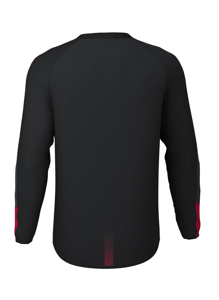Customkit Teamwear Edge Contact Top (Black/Red)