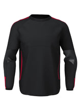Load image into Gallery viewer, Customkit Teamwear Edge Contact Top (Black/Red)