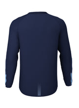 Load image into Gallery viewer, Customkit Teamwear Edge Contact Top (Navy/Sky)
