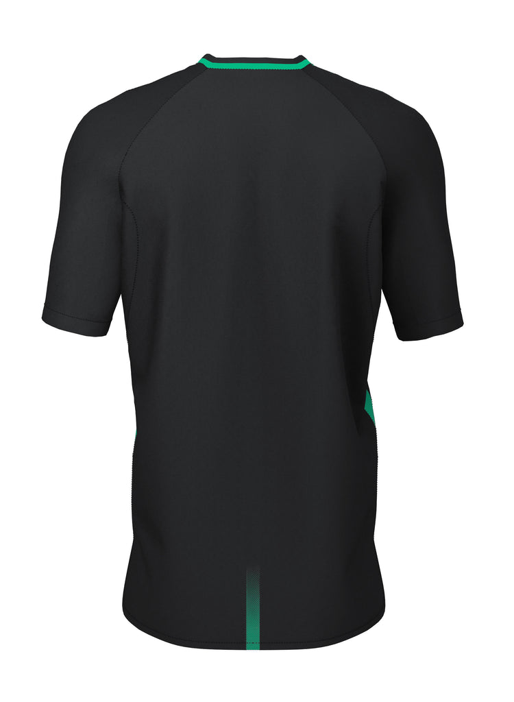 Customkit Teamwear Edge Training Tee (Black/Emerald)