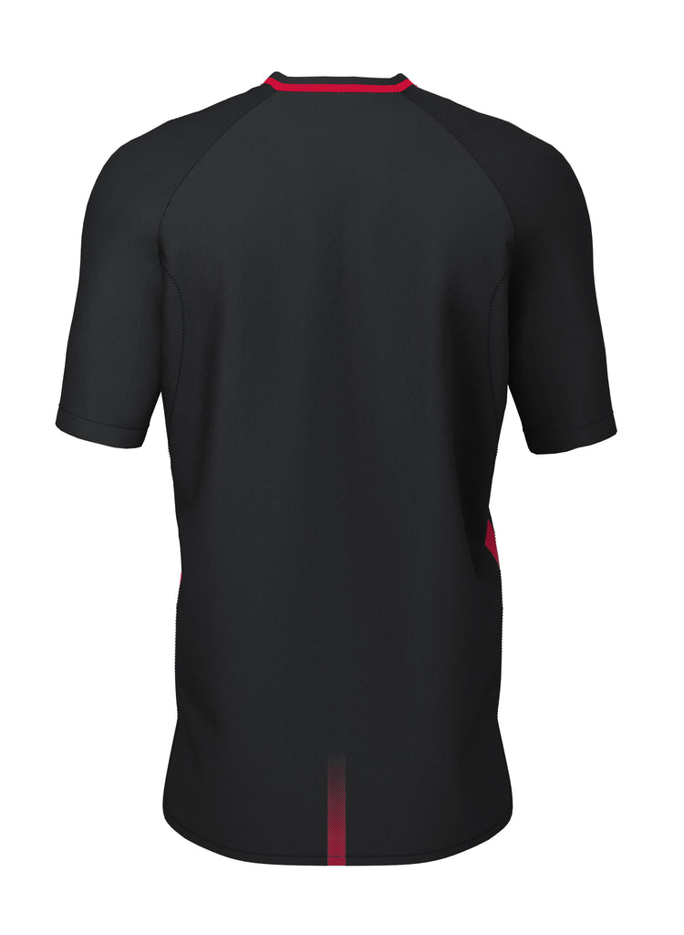 Customkit Teamwear Edge Training Tee (Black/Red)