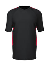 Load image into Gallery viewer, Customkit Teamwear Edge Training Tee (Black/Red)