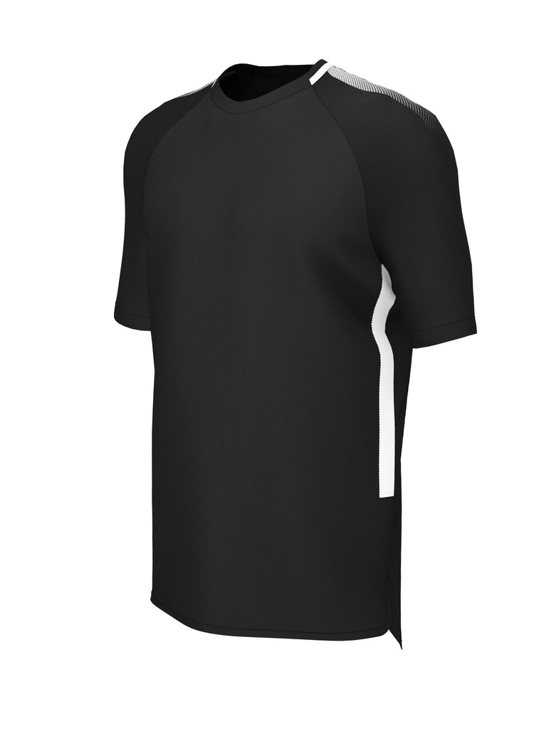 Customkit Teamwear Edge Training Tee (Black/White)
