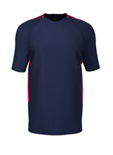 Load image into Gallery viewer, Customkit Teamwear Edge Training Tee (Navy/Red)