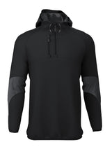 Load image into Gallery viewer, Customkit Teamwear Edge Hooded Jacket (Black)