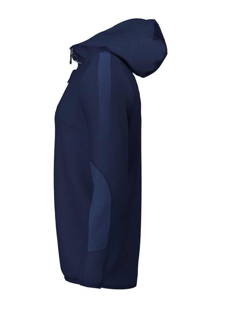 Customkit Teamwear Edge Hooded Jacket (Navy)