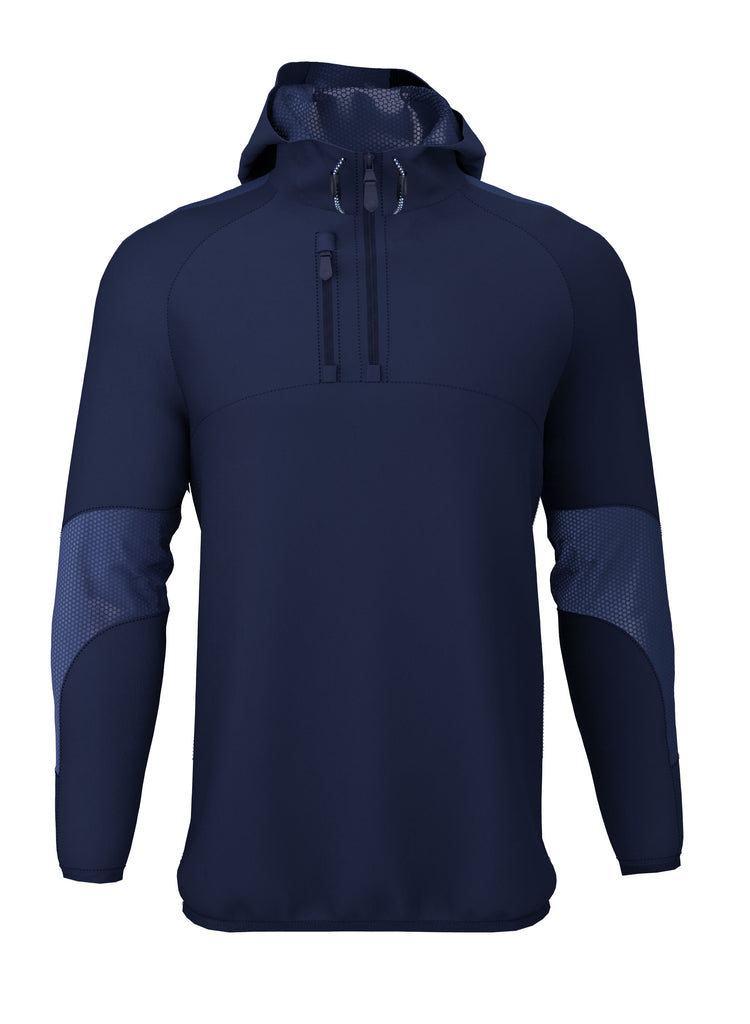 Customkit Teamwear Edge Hooded Jacket (Navy)