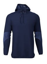 Load image into Gallery viewer, Customkit Teamwear Edge Hooded Jacket (Navy)