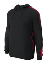 Load image into Gallery viewer, Customkit Teamwear Pro Poly Hoody (Black/Red)