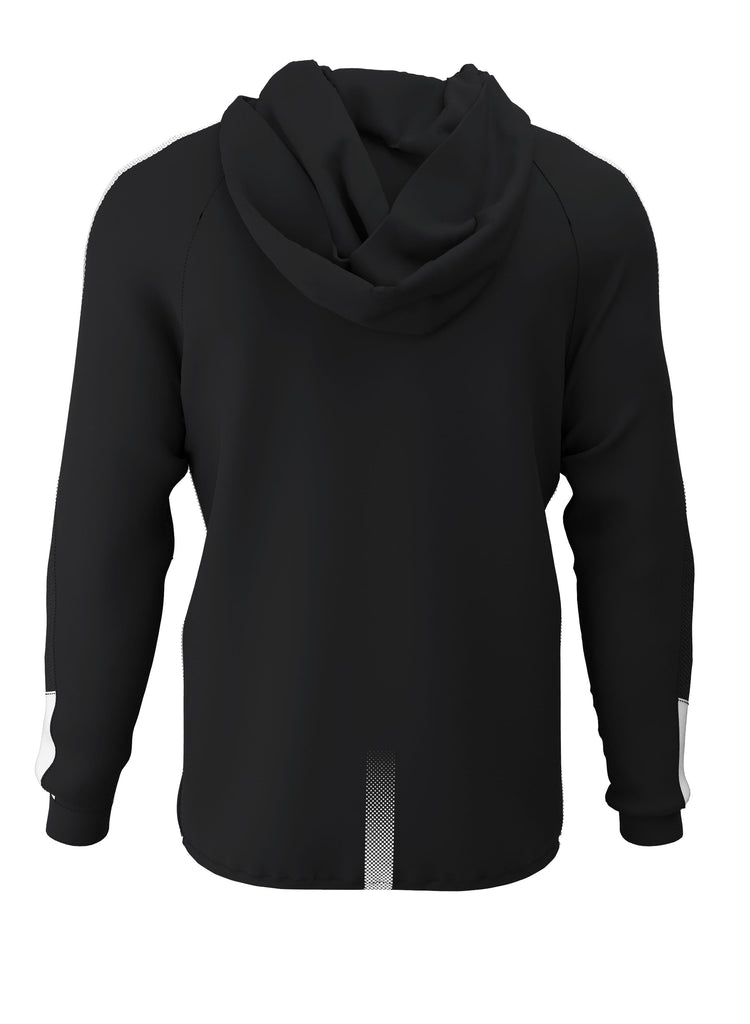 Customkit Teamwear Pro Poly Hoody (Black/White)