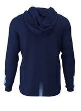 Load image into Gallery viewer, Customkit Teamwear Pro Poly Hoody (Navy/Sky)