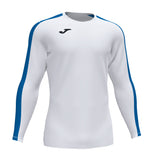 Joma Academy III LS Shirt (White/Royal)
