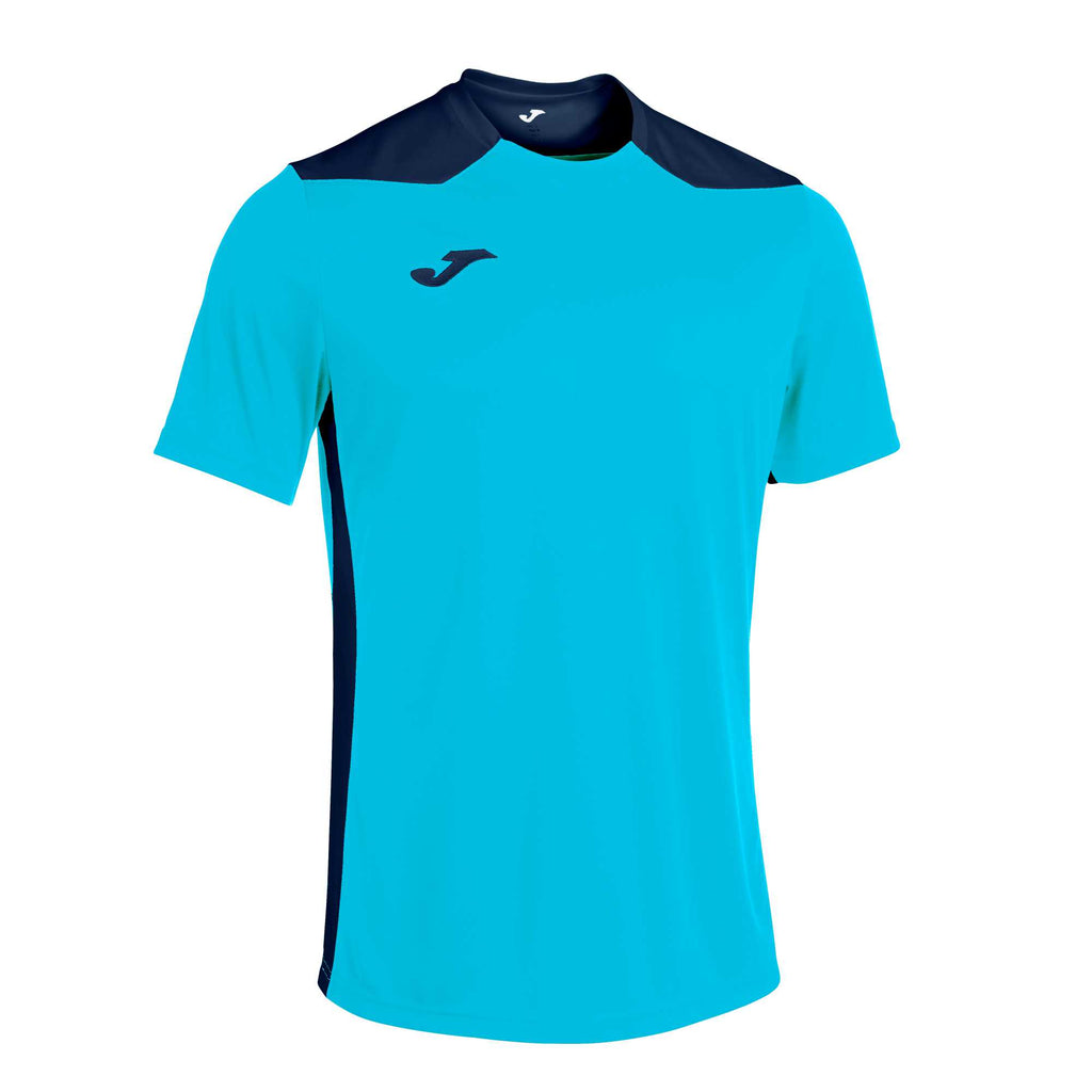 Joma Championship VI Shirt (Fluor Turquoise/Navy)