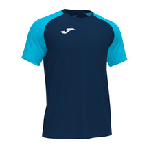 Load image into Gallery viewer, Joma Academy IV Shirt (Navy/Fluor Turquoise)
