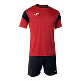 Joma Phoenix Shirt/Short Set (Red/Black)