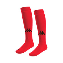 Load image into Gallery viewer, Kappa Penao Football Socks (Red Crimson/Black)